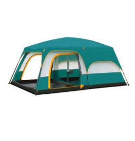 Super large luxury foldable double layer 5person 1 room camping tent C01-CC011