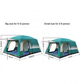 Super large space well-ventilated UV proof anti-insect easy to set up tent family 8 persons tent camping tent C01-RS0002