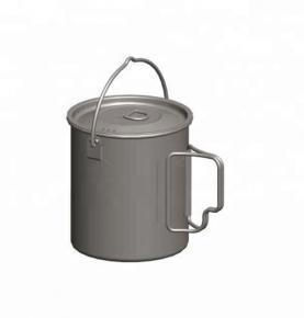 Ultralight single-wall cookware outdoor camping hiking titanium pot cup
