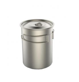 Hot sale kitchenware outdoor camping hiking fishing ultra light titanium cup titanium pot