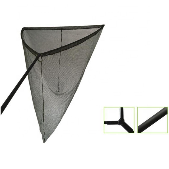 Customize 1K carbon woven pole carp fishing landing net F08-N8211