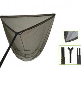 9FT 3 piece carbon fiber handle landing nets F08-N8280