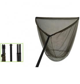 9FT 3 piece carbon fiber handle landing nets with spreader block F08-N8281