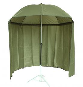 Ultra fishing umbrella with zip sides fishing brolly F03-WT18002
