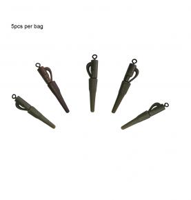 5pcs/bag Fishing terminal tackle safety lead clips set fishing accessory for carp fishing F13III-S3069P