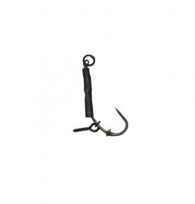 Carp rig and carp fishing ronnie rig with Teflon coating hooks carp hair rigs F13II-R30018