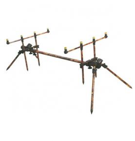 Compact fishing rod pod for 3 rods F09-RP8134C