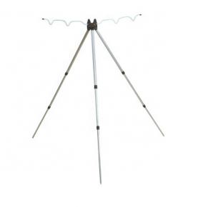 Low profile adjustable aluminum tripod rod pod butt rest F09-RP8180-1