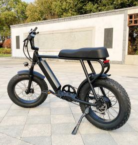 New Design Fat Tire Electric Bike 500w Lithium Battery Electric Bicycles 20inch Aluminum Alloy Frame Ebike