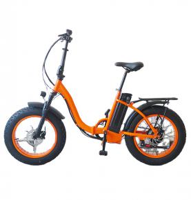20Inch Aluminium Alloy Frame 48V 10.4Ah Folding Fat Tire Mountain E Bike Foldable Fat Tyre Electric Bicycle
