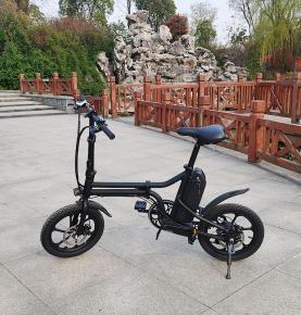 Mini Foldable Electric Bike Aluminium Electric Bicycle  16Inch Mini Ebike Electric City Bicycle
