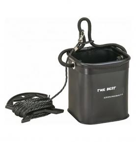 Carp Fishing Water Bucket EVA Portable Folding Water Bucket Fishing Bucket Including Drop Cord And Clip F16-WB4002