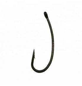 High Carbon Curved Customized Fishing Hook Barbed Turndown Carp Fishing Hook