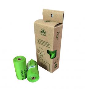 Biodegradable Poop Bags 100% Plastic Free Dog Waste Bags Leak-Proof Pet Poop Bag P08-PB2001