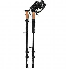 Custom Retractable Duralumin 7075 Hiking Sticks Kit With Cork Grip Walking Trekking Pole C09- GDTS106