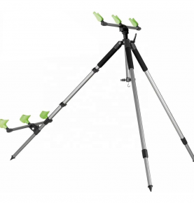 Wholesale Aluminum 3 Fishing Rod Pod for Carp Fishing F09-RPLL0340