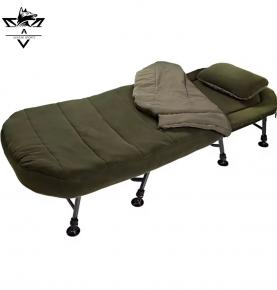Hot Selling Oxford Fabric Fishing Bed Portable Folding Adjustable Fishing Bed Chair for Carp F05-FCB5280